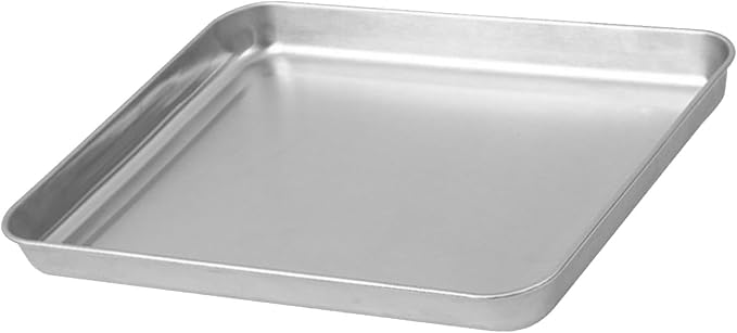 Stainless Steel Baking Tray Premium Thickened Large Rectangular Baking Sheet Pan for Grilling Steaming Roasting Professional Home Kitchen Use Durable Stainless Steel Material (Small)