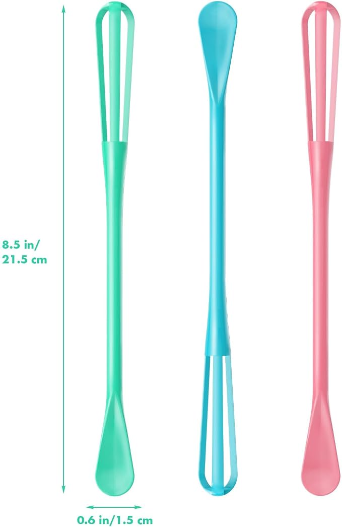 OYV Fresh Spring & Summer Colors Mini Whisk Set, 8.5 in Mini Whisks for Cooking, 3 Pieces Small Wisk For Whisking, Beating, Blending Ingredients, Mixing Sauces, BPA Free Tiny Whisk