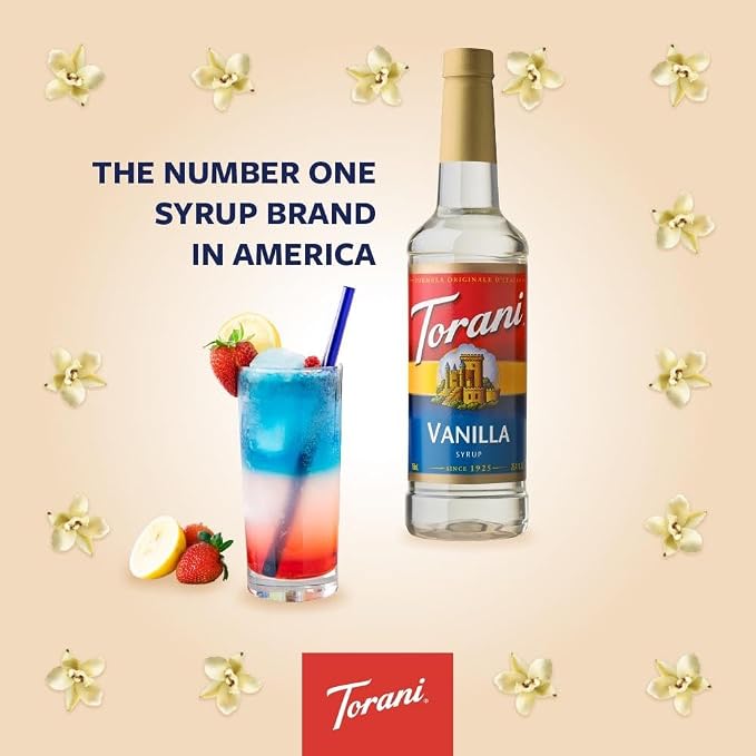 Torani® Vanilla Syrup (750 mL /25.4 oz )