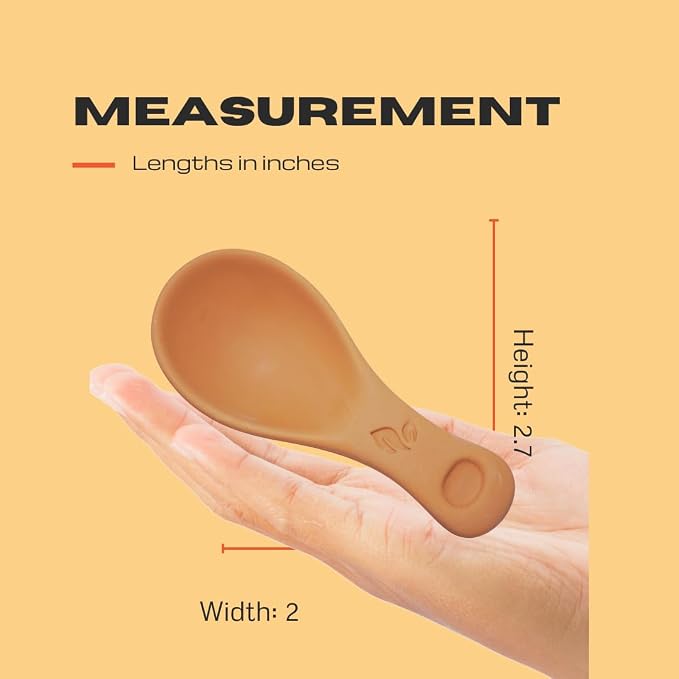 Sifri 3D Brown Sugar Keeper 2-in-1 Set – Terracotta Clay Owl & Spoon Saver Softener – Cute Kitchen Storage & Freshness Holder for Sugar – Gift for Bakers (2, Owl and Spoon)