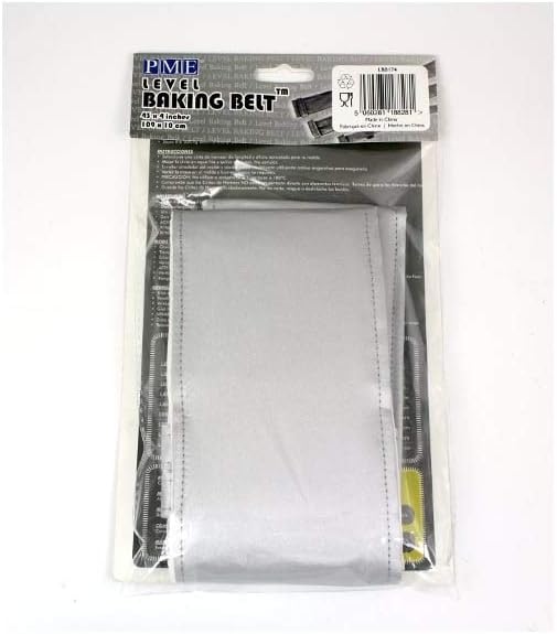 PME Level Baking Belt for Round and Square Pans, 42 x 4-inch, Gray
