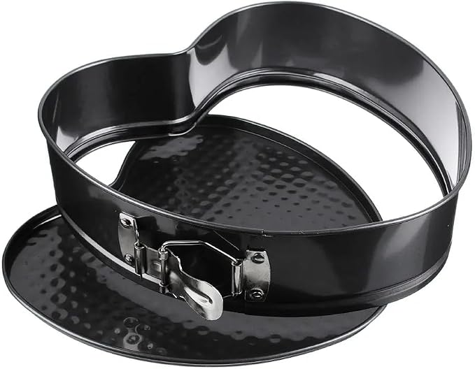 KitchenTools8''LeakproofSpringformHeartCake Pans 9"Nonstick Round cheesecake Pans10“Square Cake Mould Equipped with a detachable bottom for quick release Square RoundHeartShapedCakePans Suit