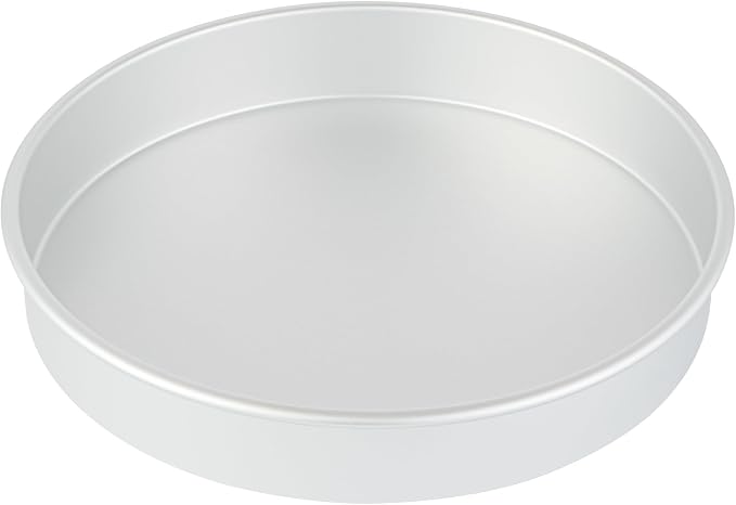 Restaurantware-Met Lux 12 x 2 Inch Straight-Sided Baking Tin, 1 Round Cake Pan - Oven-Ready, Freezable, Anodized Aluminum Round Baking Pan, Greaseproof, For Layer Birthday Cake
