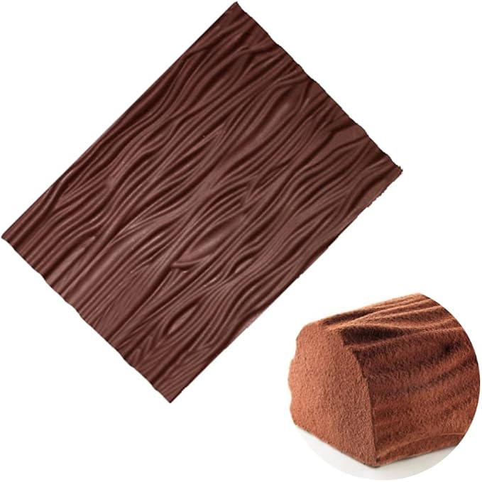 Mousse Silicone Mold Mousse Swiss Roll Texture Mat Tree Pattern Lace Fondant Mat Pastry Decoration Tools Baking