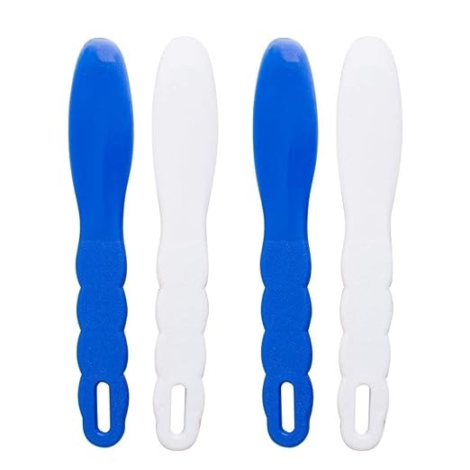 BONEW 6pcs Assorted Dental Lab Plastic Mixing Spatula for Impression Material Alginate
