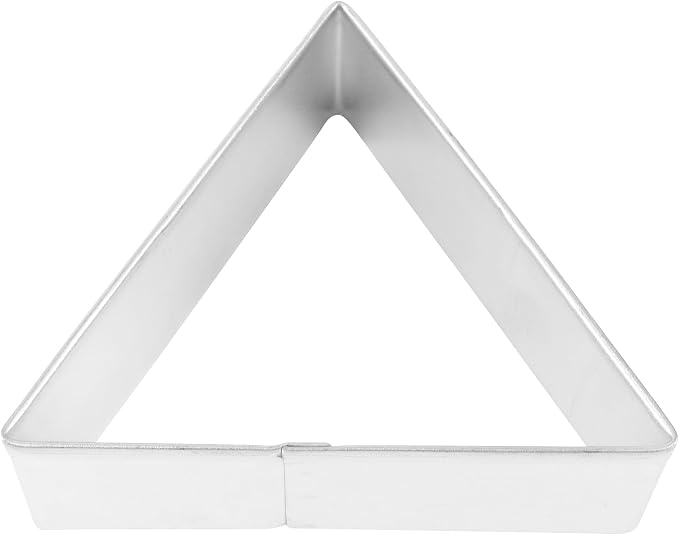 R&M Shapes Cookie Cutter 7-Piece Gift Set-Includes Squares, Rectangle, Triangle, Hexagon, Circle, Heart Cookie Cutter with Recipe Card - Steel
