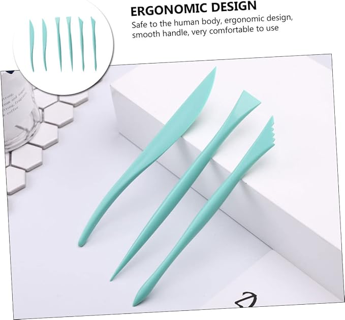 1set Fondant Modeling Tools Set Cake Sculpting Kit for Sugar Paste Decoration Lightweight for Home Baking and