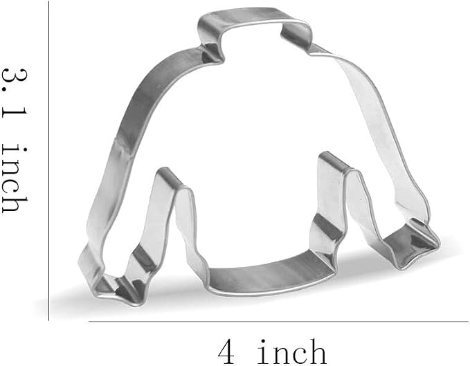 4 inch Ugly Sweater Cookie Cutter – Stainless Steel