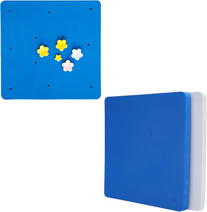 Tiiyee Sugar Flower Foam Pad, Fondant Cake Decorating Modelling Sponge Mat | Food Grade Non Stick Drying Tray for Leaves Leaf Making Accessories Kit Gum Craft Paste Clay Tool DIY Baking Art Decoration
