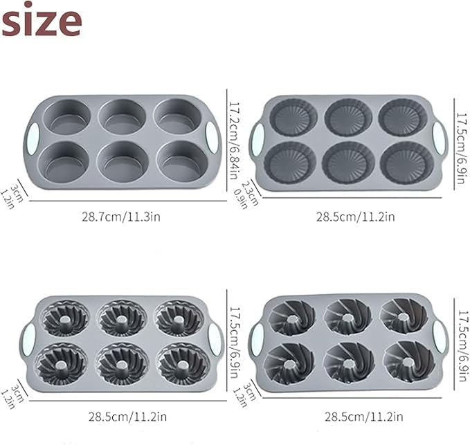 Wreath Ice Mold, Silicone Wreath Ice Cube Tray and Snowflake Mold Set, Flexible Silicone Mold for Wreath Ice Cubes Donuts, Soap & Chocolate, Easy Release (D)
