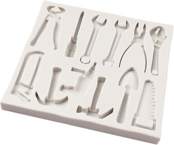 Construction Tools Fondant Silicone Molds Hand Tools Chocolate Mold For Cake Decoration Cupcake Topper Polymer Clay Chocolate Candy Sugar Craft Gum Paste