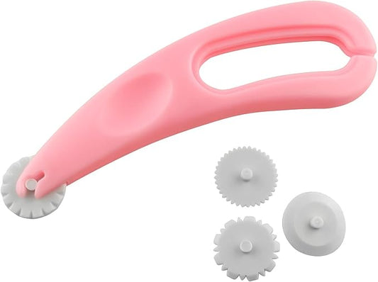 Fondant Roller Cutter 4 Styles Wheels 130x40mm Sugarcraft Icing DIY Cutter Knife 20mm Removable Rollers