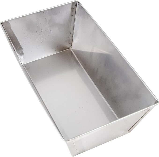 Homeplace Loaf Pan Large 9x5 Stainless Steel Stainless Steel - Hand Made In USA - Not Polished Food Service Grade