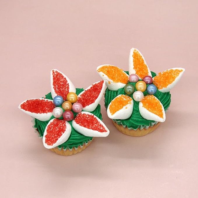 Senchanting Orange Sanding Sugar Sprinkles, Edible Crystal Orange Sanding Candy Sugar for Cake Decorating Wedding Party Baking Cupcake Cookie Ice Cream Decoration Supplies 90g/3.2oz