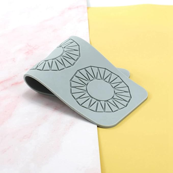 TUKE 3D Leaves Silicone Molds Flower Cake Fondant Mat Bee Leaf Pastry Moulds Rose Impression Chocolate Hollow Lace Mold (Sun_10.2x3.6x0.12inch_M)