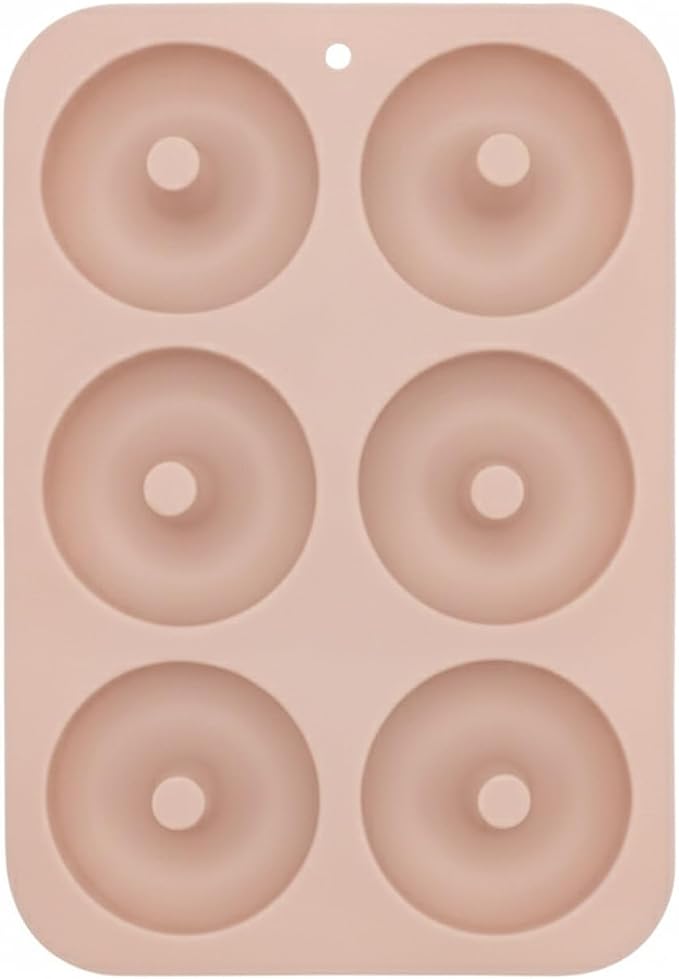 Silicone Donut Pan, 6-Cavity Baking Tray for Oven (1 PC)