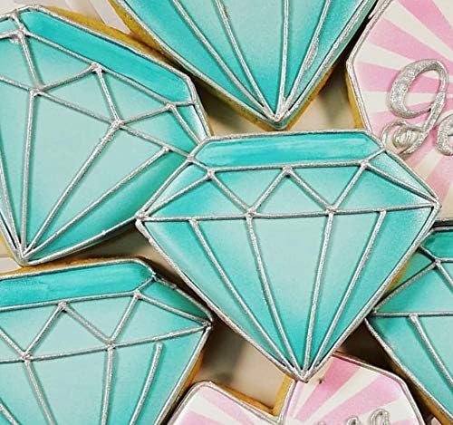 Ann Clark Diamond Gemstone Cookie Cutter, 3.5" Made in USA