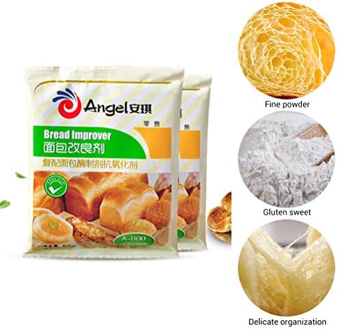 JTLB Bread Improver Dry Yeast Companion Bulking Agent for Kitchen Baking Supplies 50g (As Shown)