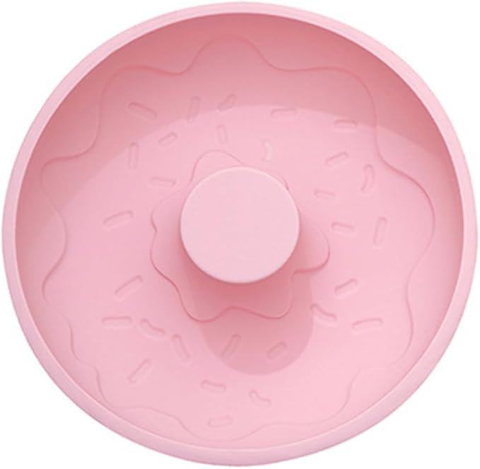 iplusmile DIY Silicone Donut Mold Non-stick Baking Pan Pink Mousse Cake Tray Heat Resistant Kitchen Baking Tool