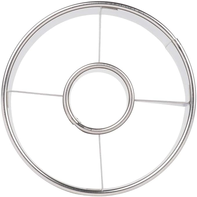 Ateco 3-1/2-Inch Stainless Steel Doughnut Cutter (Set of 2)