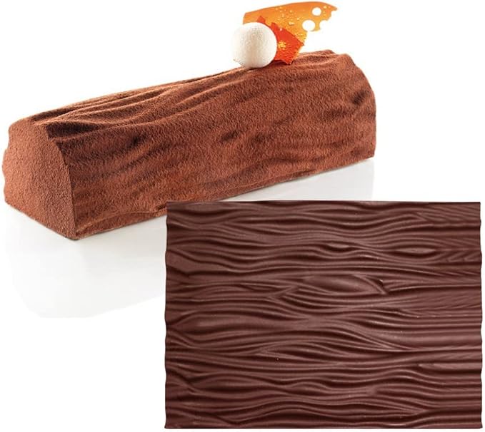 Mousse Silicone Mold Mousse Swiss Roll Texture Mat Tree Pattern Lace Fondant Mat Pastry Decoration Tools Baking