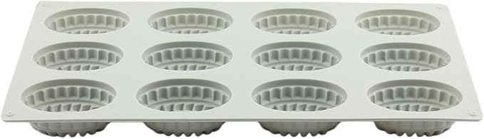 12 Cavity Braided Donut Silicone Candy Molds Wreath Chocolate Mold For Candy Chocolate Cake Decoration