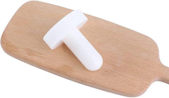 Leadigol 1PCS Cake Pusher,Plastic Tart Pastry Double Ended Dough Tart Tamper Pie Eggtart Mold for Kitchen