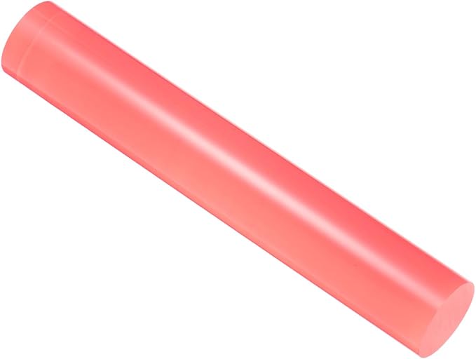 Acrylic Clay Roller, 6 Inch Length 1 Inch Dia., Acrylic Non-Stick Rolling Pin Roller Pink - (Applications: for Shaping Sculpting)
