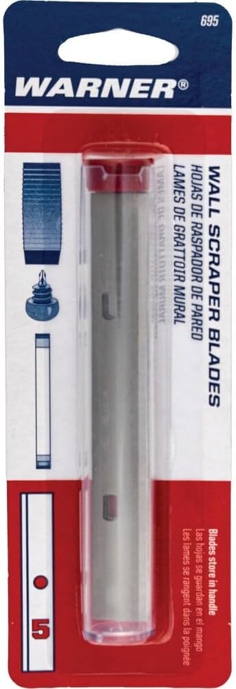 Warner 4 in. Replacement Scraper Blade (5-Pack) - 1 Each