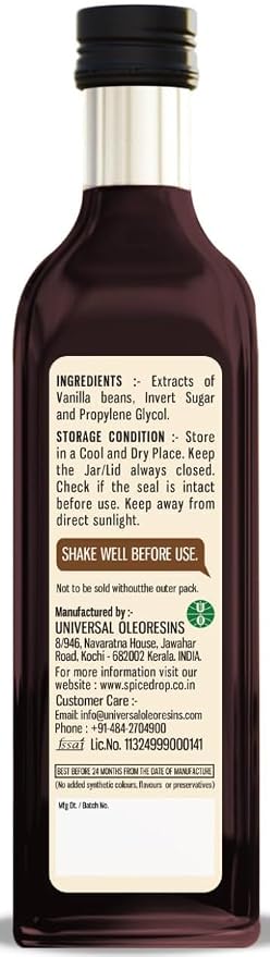 Pure Madagascar Vanilla Extract – Alcohol-Free, 3.38 Oz – 100% Natural, Rich & Aromatic – Perfect for Baking, Desserts, Milkshakes & Ice Cream – Superior to Vanilla Essence