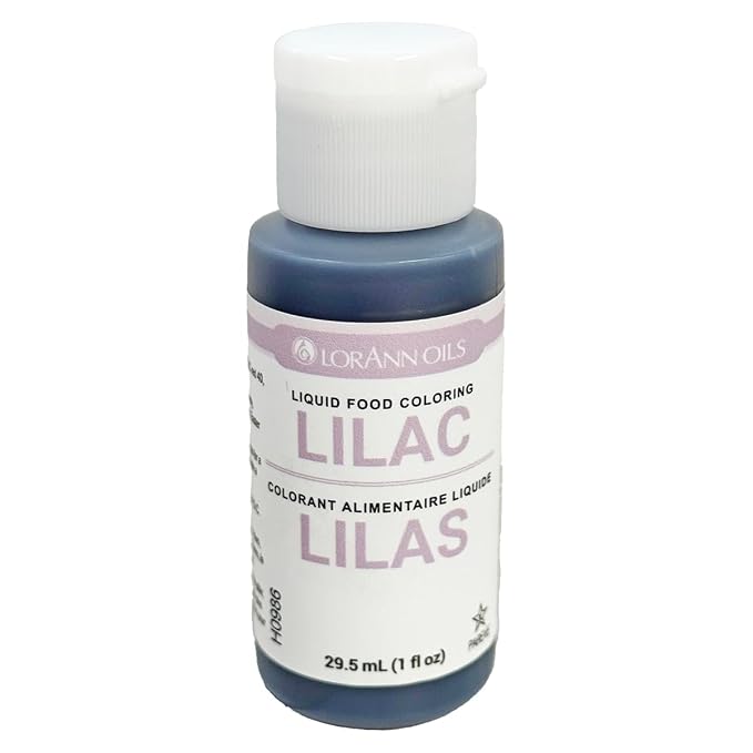 LorAnn Lilac Liquid Food Coloring, 1 ounce squeeze bottle