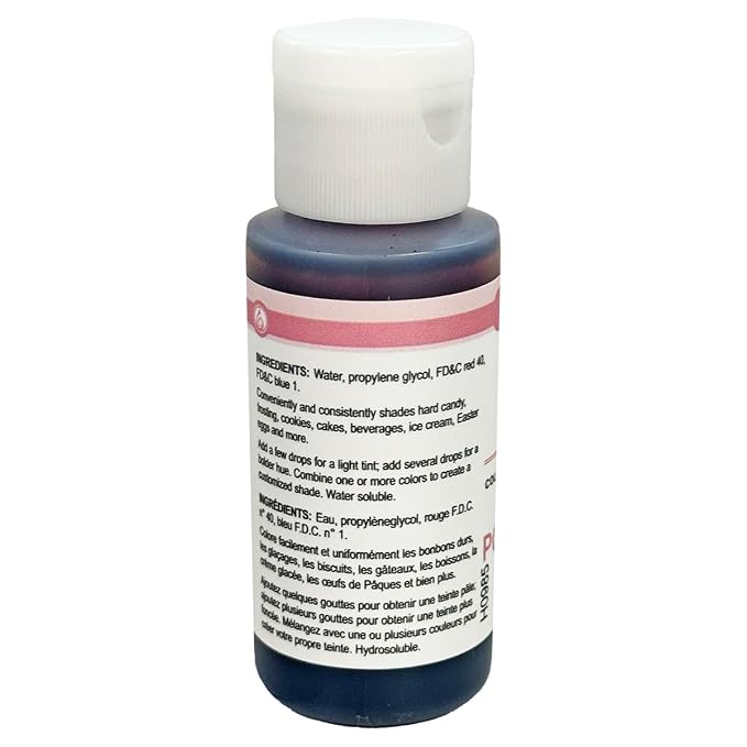 LorAnn Dusty Rose Liquid Food Coloring, 1 ounce squeeze bottle