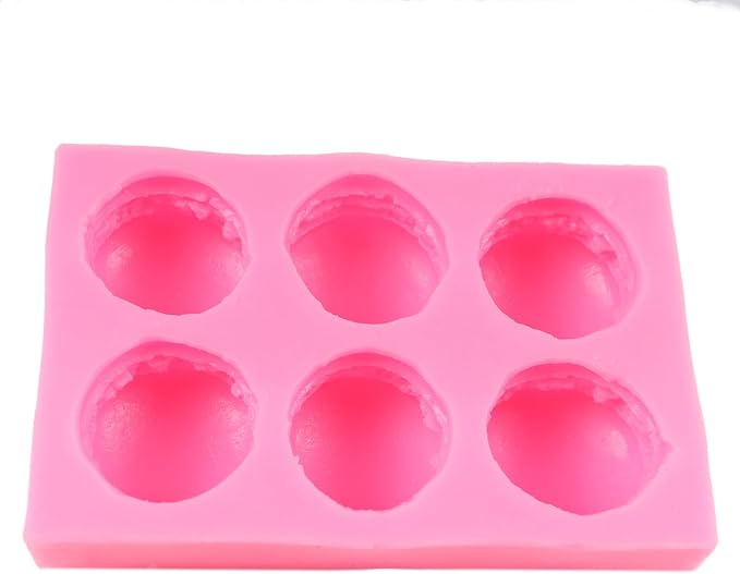 Mujiang 3D Macaroon Hamburger Silicone Fondant Molds Macaron Chocolate Mold For Sugar Cake Decorating Cupcake Topper Gum Paste Candy Polymer Clay Set Of 1