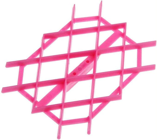 Rhombus Diamond Shape Fondant Cake Mould Embosser, 4.9In Fondant Embosser, Lace Flower Cookie Cutter, Accessories for Cake Fondant, Fondant Tool, Cake Baking, Cake Stencils and Fondant Molds