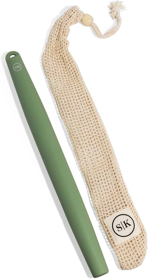 The Silicone Kitchen French Tapered Silicone Rolling Pin, 13.5", Dishwasher Safe, Non-Stick, BPA Free, Non-Toxic