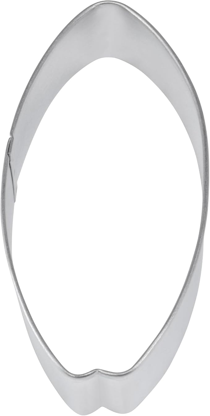 R&M Beach Day Cookie Cutter 5-Piece Gift Set - Includes Flip Flop, Swimsuit, Swim Shorts, Surfboard, Sunglasses Cookie Cutter with Recipe Card - Steel