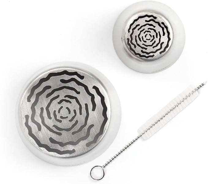 14 PCS Russian Piping Tips Set,Stainless Steel Icing Nozzles for Cake Decorating, Cream Flower Bouquet DIY Cookies, Desserts Baking Tools 1 XXL,1 XL,1 Medium Leaf,10 Piping Bags,1 Brush(S84)