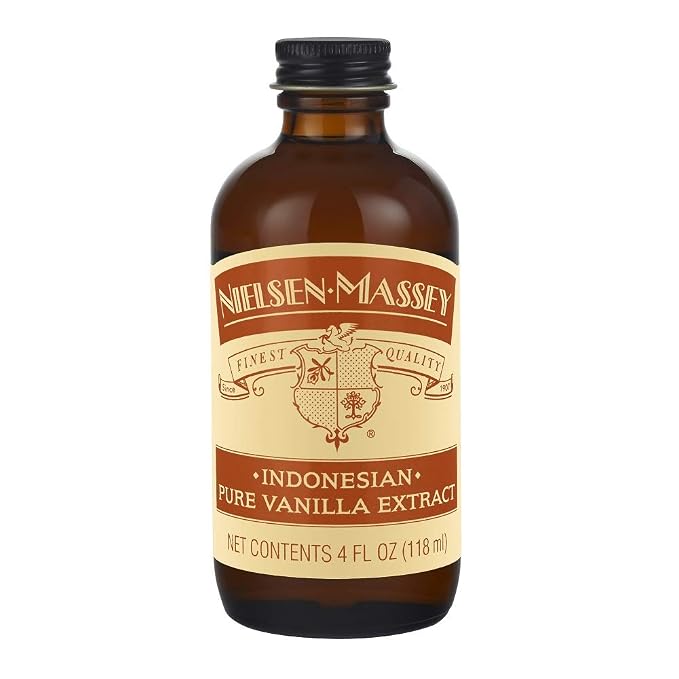 Nielsen-Massey Indonesian Pure Vanilla Extract for Baking and Cooking, 4 Ounce Bottle
