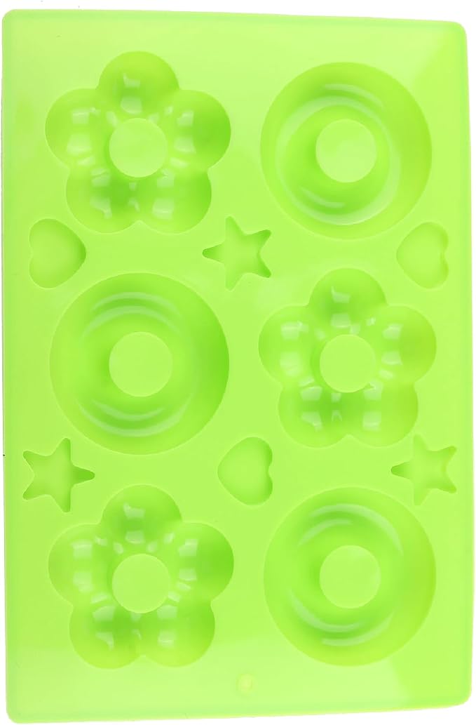 6 Cavity Flower Donut Silicone Chocolate Molds | For Candy Chocolate Cake Decoration