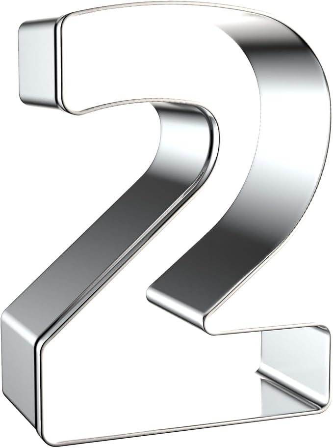 Number Cookie Cutter Set 3 Inch - 9 Pcs Xzhloym Cookie Cutters Shapes - Stainless Steel