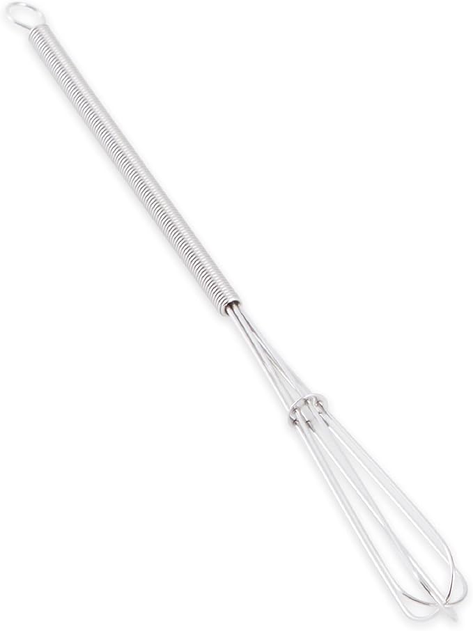 RSVP International Kitchen Tool Collection, Stainless Steel, Dishwasher Safe, Whisk, 9"