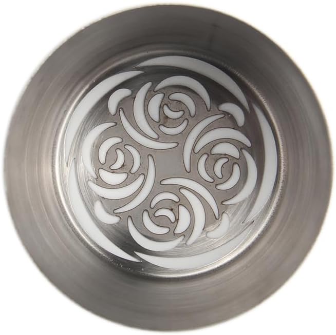 1 Piece Stainless Steel XXL Russian 4 Petals Flower Icing Tips,Pastry Frosting Piping Nozzles for Cake Marshmallow Bouquet,Cake Decorating Tips Baking Tools,Flower Frosting Nozzles for Decorating