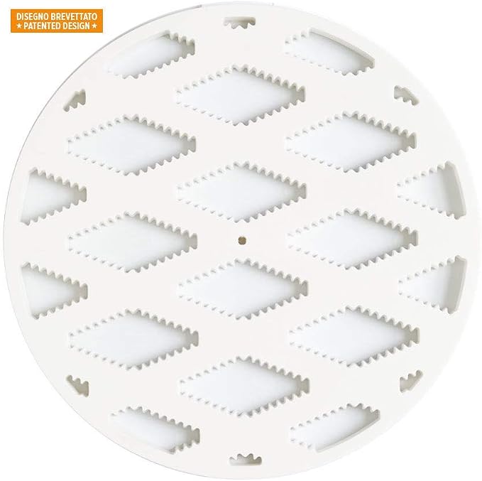 Decora 0215802 Pastry Cutter Grid Patented Design, Made of Plastic, Ideal for Creating Pastry Decoration, Diameter 30 cm, Made in Italy
