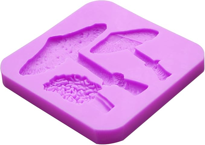Mushroom Chocolate Mold Mushroom Silicone Mold for DIY Cake Decorating, Chocolate Candy, Sugar Craft, Epoxy Craft, Fringe Clay