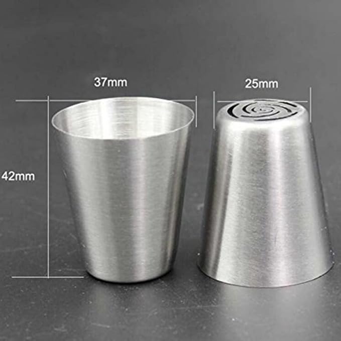 4pcs Large Russian Piping Tip Couplers Converter for Cake Decorating Compatible Piping Bags for Unique Pastries and Frosting