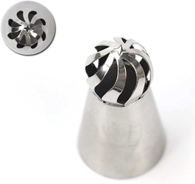 Russian Sphere Nozzle Piping Tip Stainless Steel by Chef Collection (1, 473)