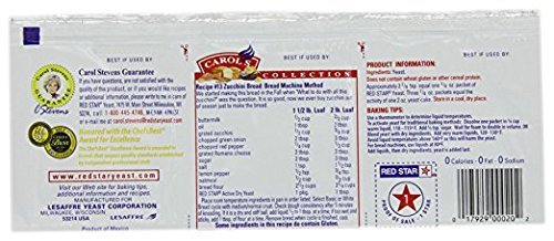 Red Star Active Dry Yeast Non GMO 1.4 Oz. Pack Of 3.