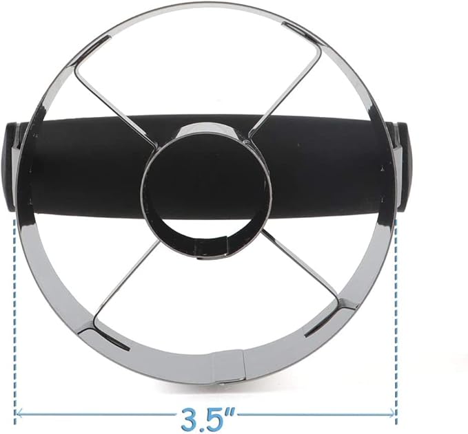HULISEN Donut Cutter with Removable Center, 3.5" Stainless Steel Doughnut Cutter with Soft Grip Handle, Donut Cookie Cutters for Baking