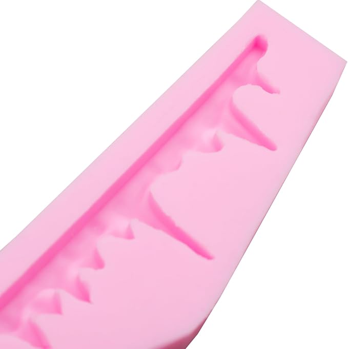 Cake Mold Baking Accessories 3D Icicles Silicone Fondant Mold for Chocolate Cake Decoration Candy Cupcake Topper Cake Polymer Clay Crafts Epoxy Resin Native American