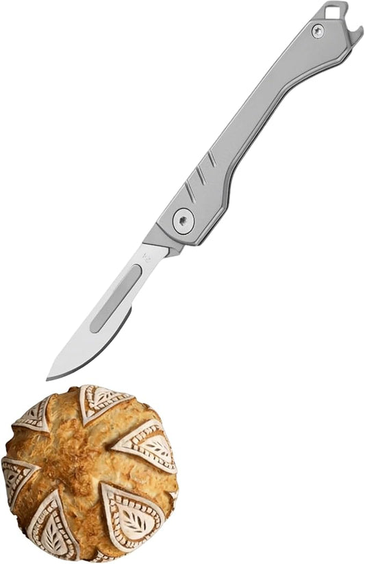 Bread Lame Knives, Bread Scoring Tool for Sourdough, w/ 10 Carbon Steel Blades